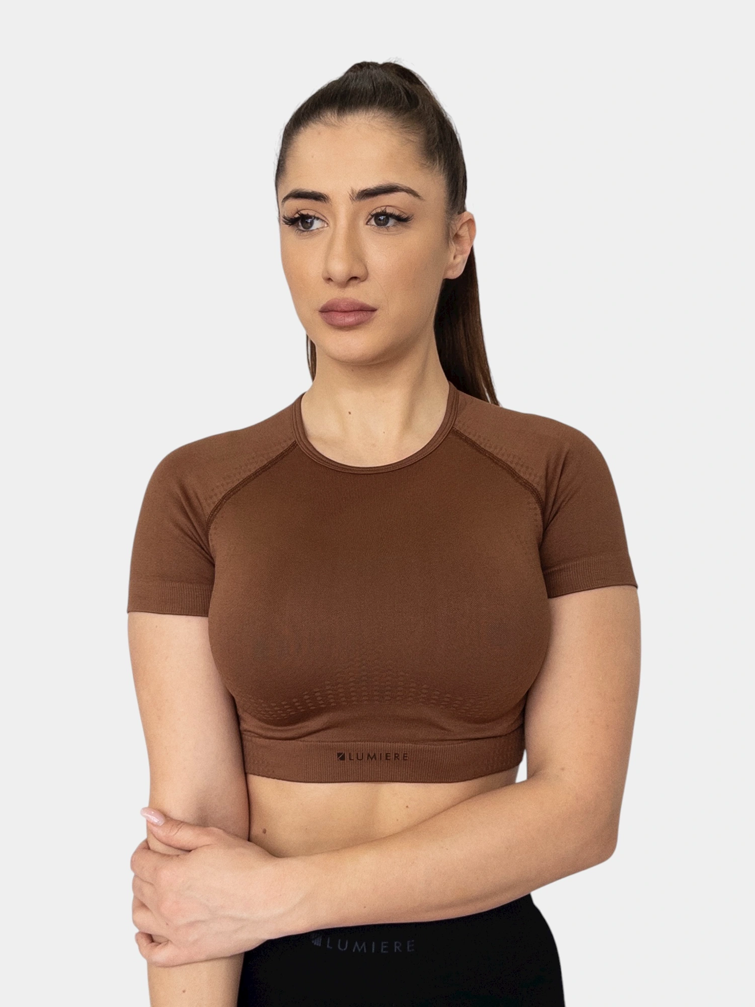 Majica za trening - Crop Plain