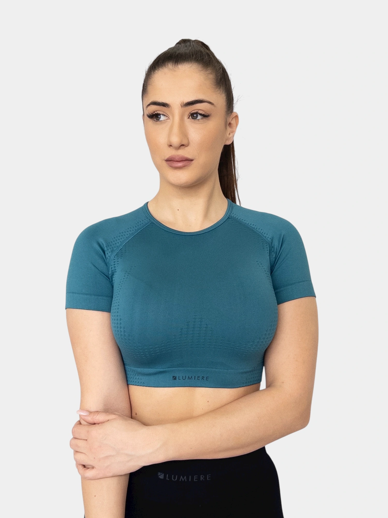 Majica za trening - Crop Plain