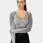 Majica za trening - Crop Snake dugi rukav