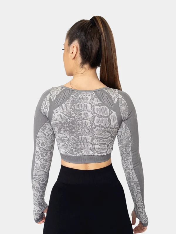 Majica za trening - Crop Snake dugi rukav